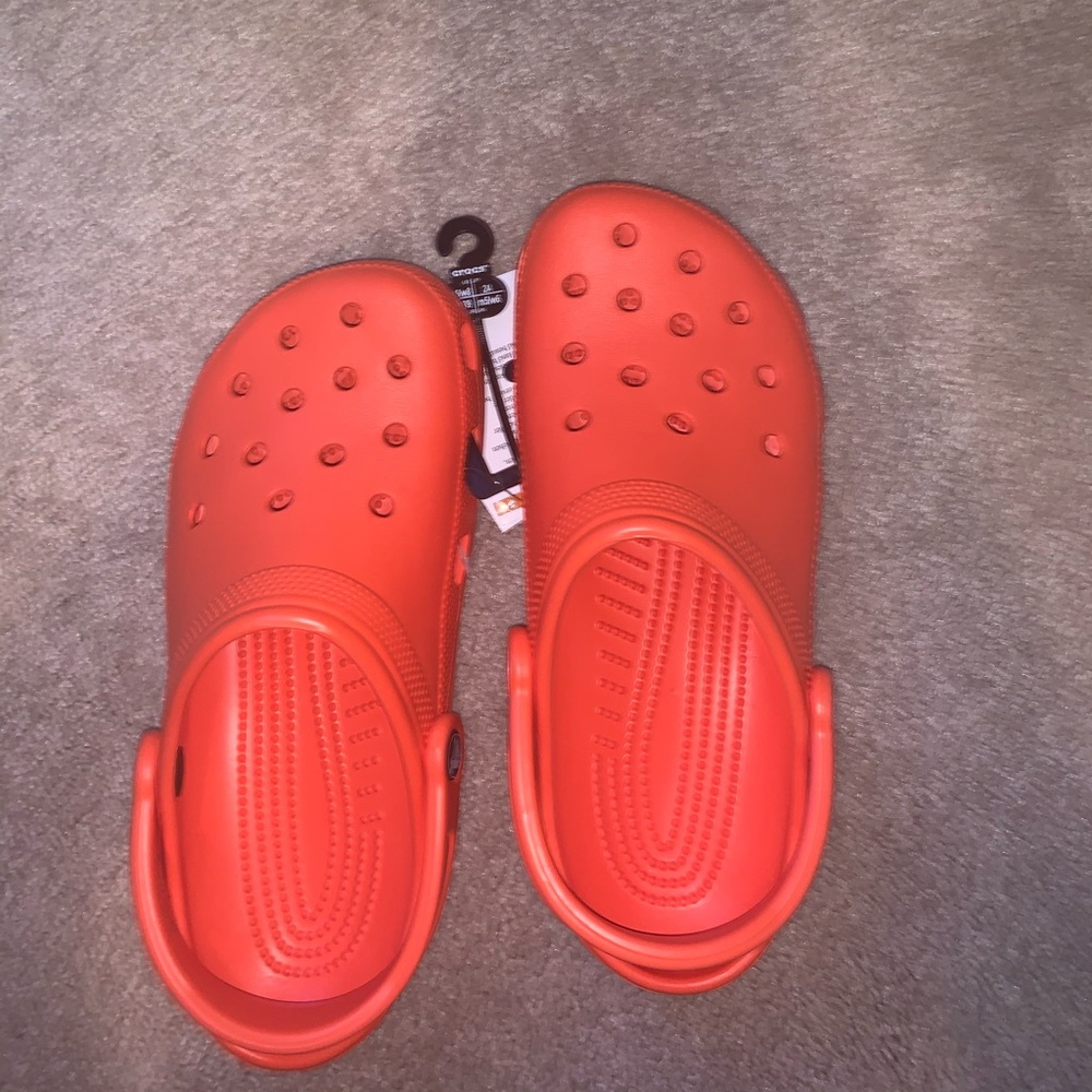 brand new orange crocs